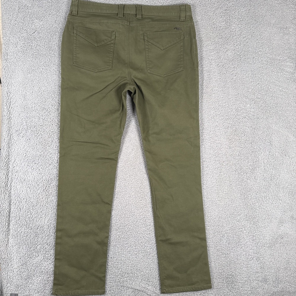 Mountain Khakis Mitchell Pants Mens 38x34 Green Stretch 5 Pocket - Picture 6 of 9